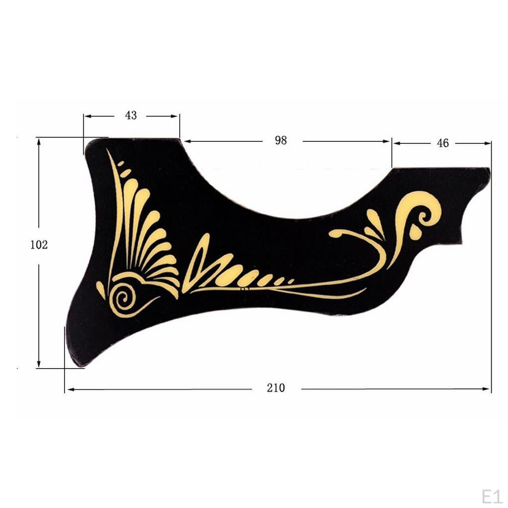 1pc Guitar Pickguard for 1" Acoustic Folk Parts Right-Handed