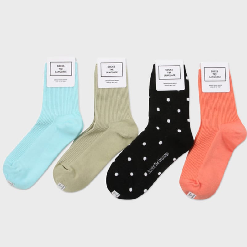 SOCKS THE LANGUAGE Mobile Socks 4SET