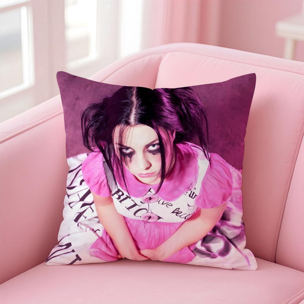 American Sexy Singer Evanescence AAmy Lee Cushion Cover Pillow Case Soft Skin Friendly Fabric Concealed Zipper