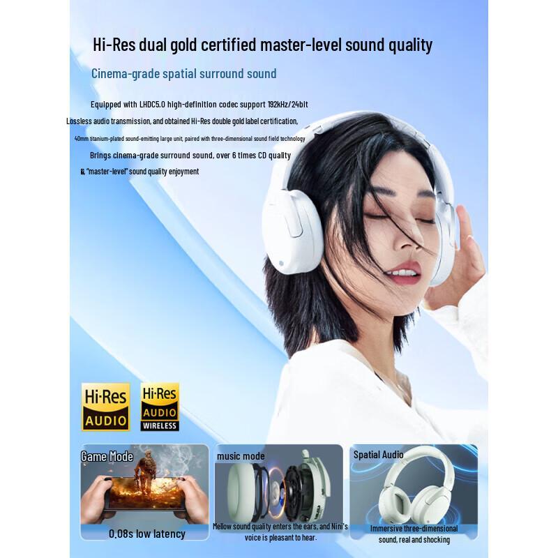 Edifier W830NB Active Noise Cancelling Bluetooth Headphones