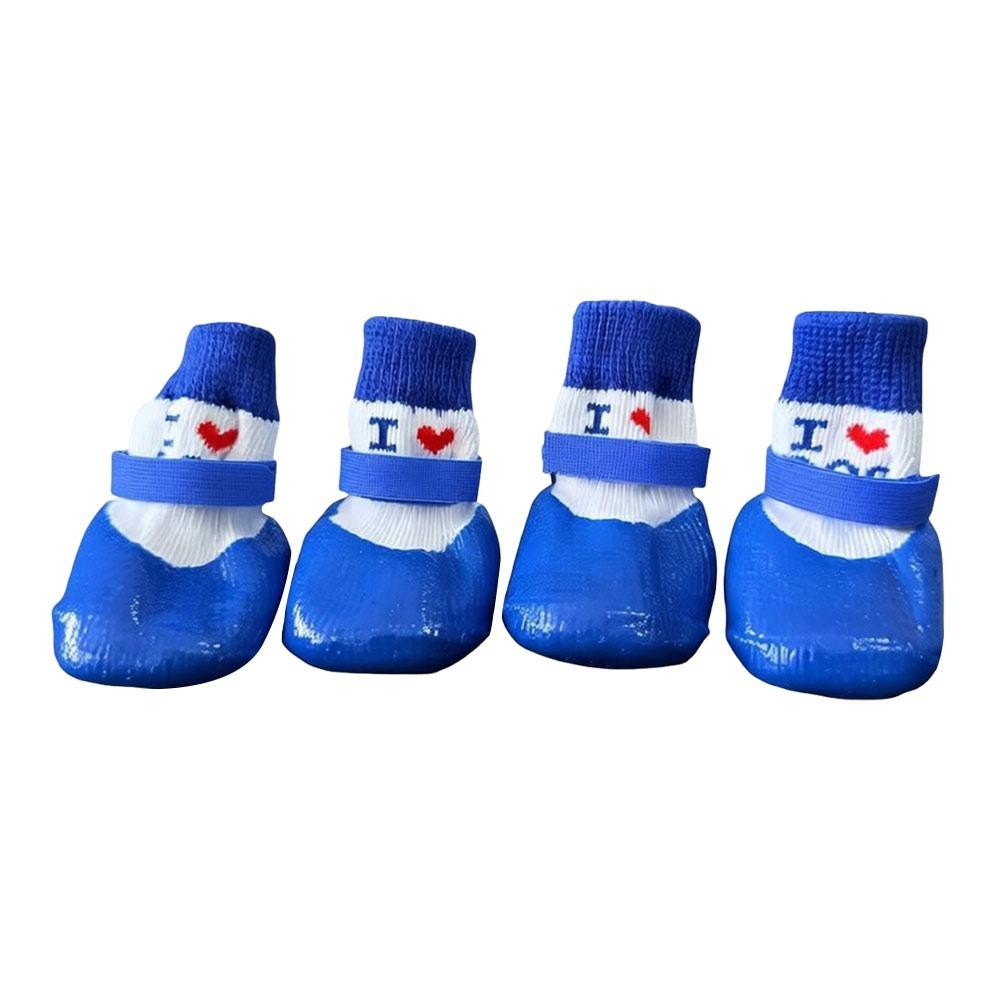 Waterproof Pet Boots Anti-slip Dog Foot Cover Portable Dog Shoes  Pet Supplies