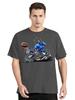 Motorrad Tshirt Mit Hon Motorcycle Transalp New Summer T Shirts Unisex 100 Cotton Cool Tees Harajuku