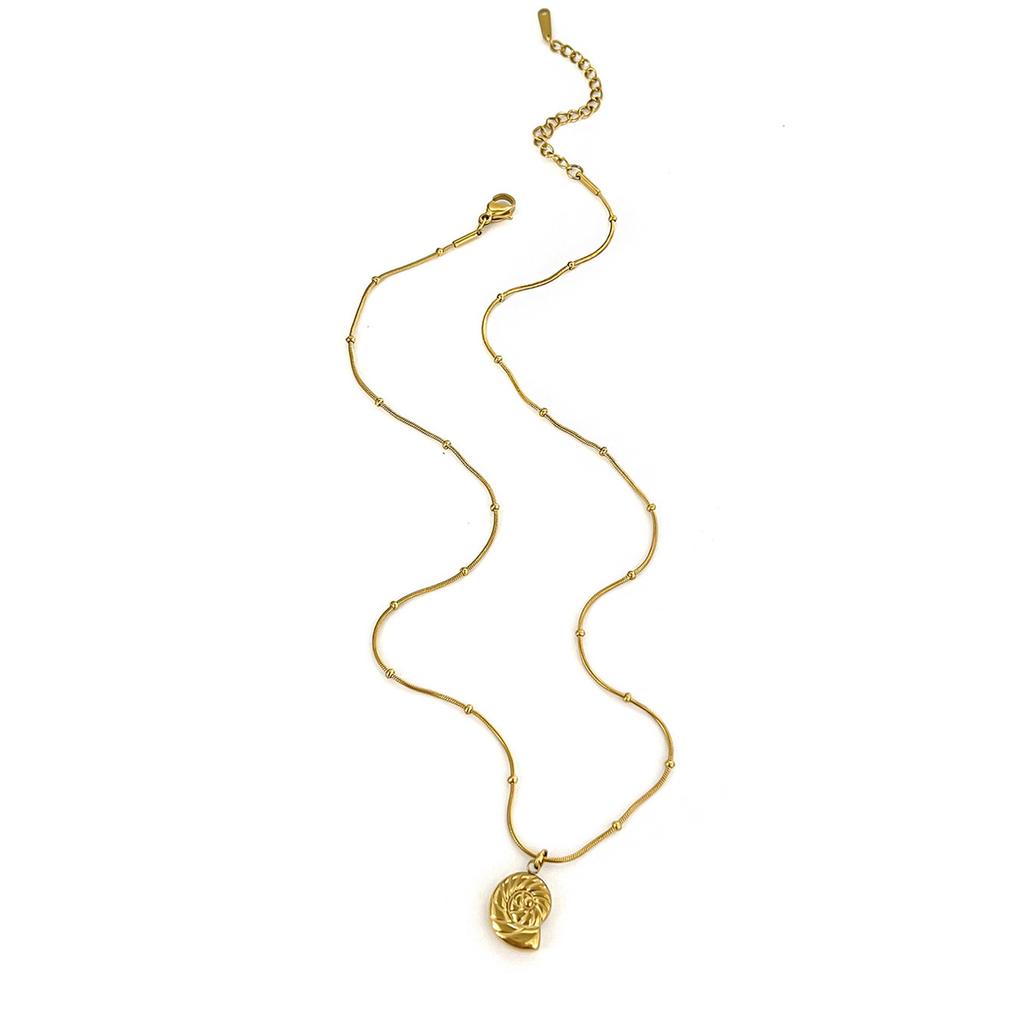 N0165 Stainless Steel Ocean Element Pendant Necklace For Women
