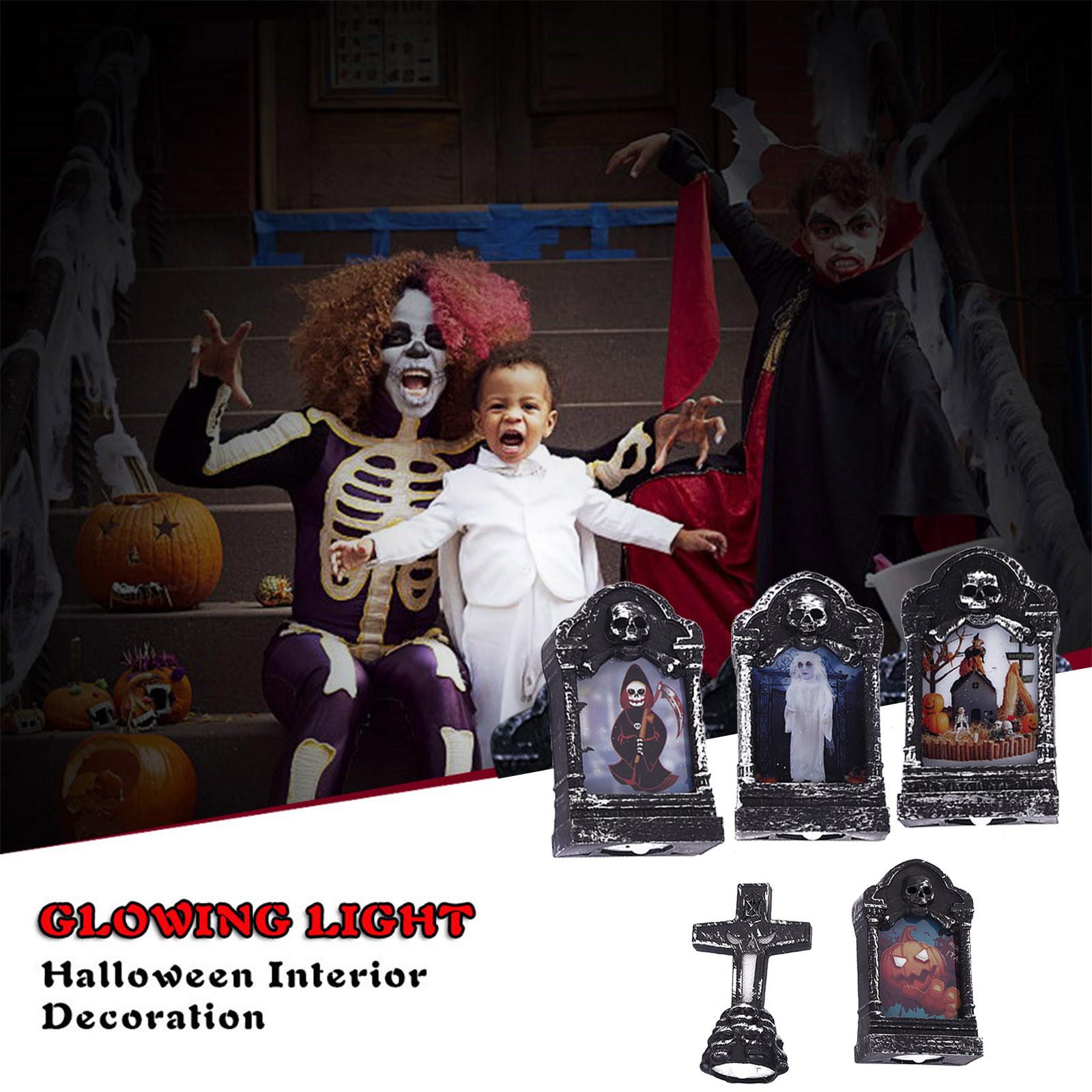 

Хэллоуин украшения реквизит украшения реквизит надгробие лампа портативный Lant