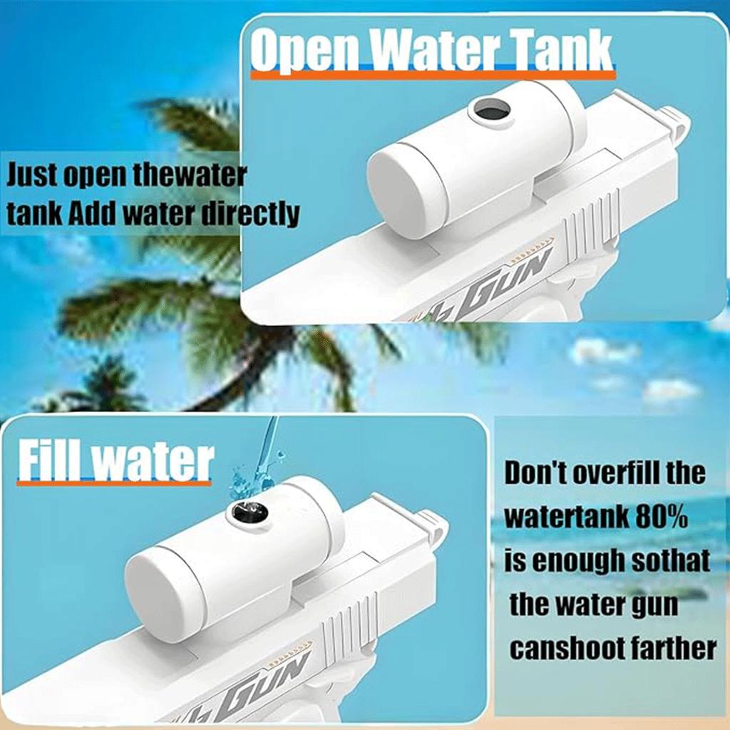 2-Way Water Gun Prank Water Blaster Plaything Stress Ease Small Pistol Game Summer Outdoor Beach Pool Water Fight Plaything For Kids Adult