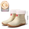 New short rain boots women's waterproof and non-slip women's rain shoes water shoes adult thick sole wear-resistant