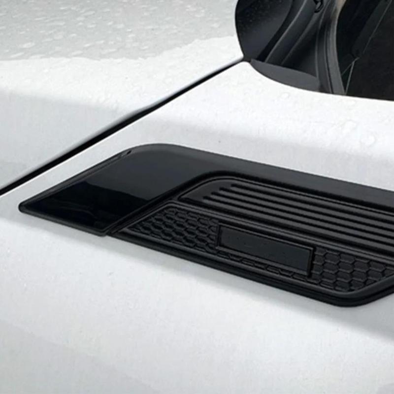 Car Upgrade For Toyota RAV4 XA60 2026 Glossy Black Exterior Side Door Fender Vent Trim Cover ABS Car Accessories 2PCS