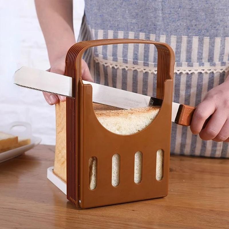 Household Toast Bread Slicer Slicing Rack 4 Cutting Sizes Kitchen Gadgets Bakery Accessories Home Baking Accessories Tools