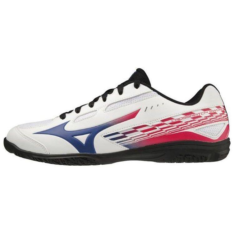 

Mizuno Unisex Crossmatch Sword Table Tennis Shoes White/Red 81GA213021 38