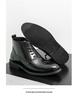 Men's High-Top Leather Pointed Toe Boots - Formal Casual Large Size Fashionable Short Martin Boots for Autumn.