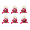 Pack of 6 Hollow Birdcage Iron Candy Box Jewelry Small Item Holder Exquisite Craftsmanship for Storing Small Accessories