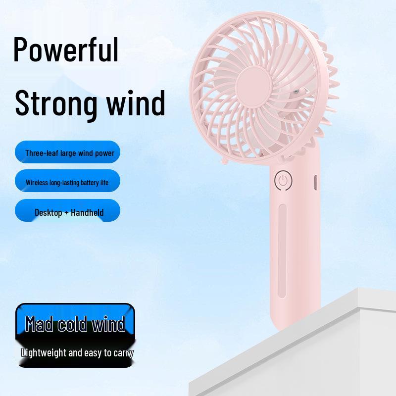 Compact Rechargeable Handheld Folding Fan - Multi-Functional, Portable, and Cooling for Home Use