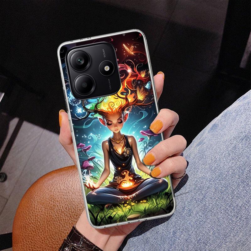 Meditation Yoga Girl Phnoe Case for Phnoe Case for Xiaomi Redmi Note 15 14 14S 13 Pro Plus 12 12S 11S 11E 10S 10 11T 5G Unique C