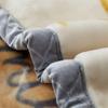G5Z Thickened Raschel & Coral Flannel Winter Blanket for Dorms & Bedrooms