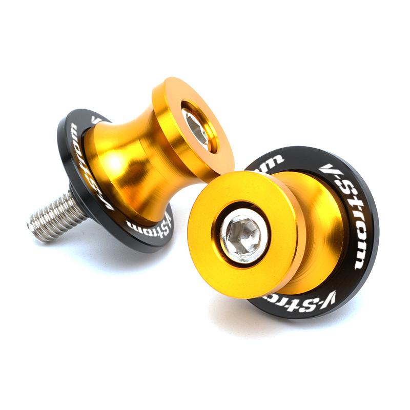 For Suzuki V-Strom V Strom 250 650 1050 DL650 DL1000 DL Swingarm Spools Slider Stand Screws Bolts CNC 8MM Motorcycle Accessories
