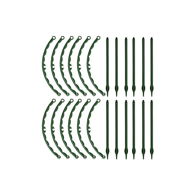 6/8/10pc Can Spliced Plant Support Pile 2 Sizes Single Layer Orchid Rack Multi Meat Sun Flower Support Leaf Rack Garden Accessor