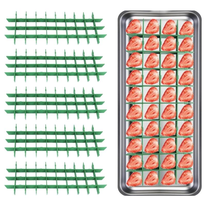 5Pcs Freezer Divider Tray Drying Supplies Freeze Dryer for Home Candy Freezer Tray Freezer Tray for Fruits