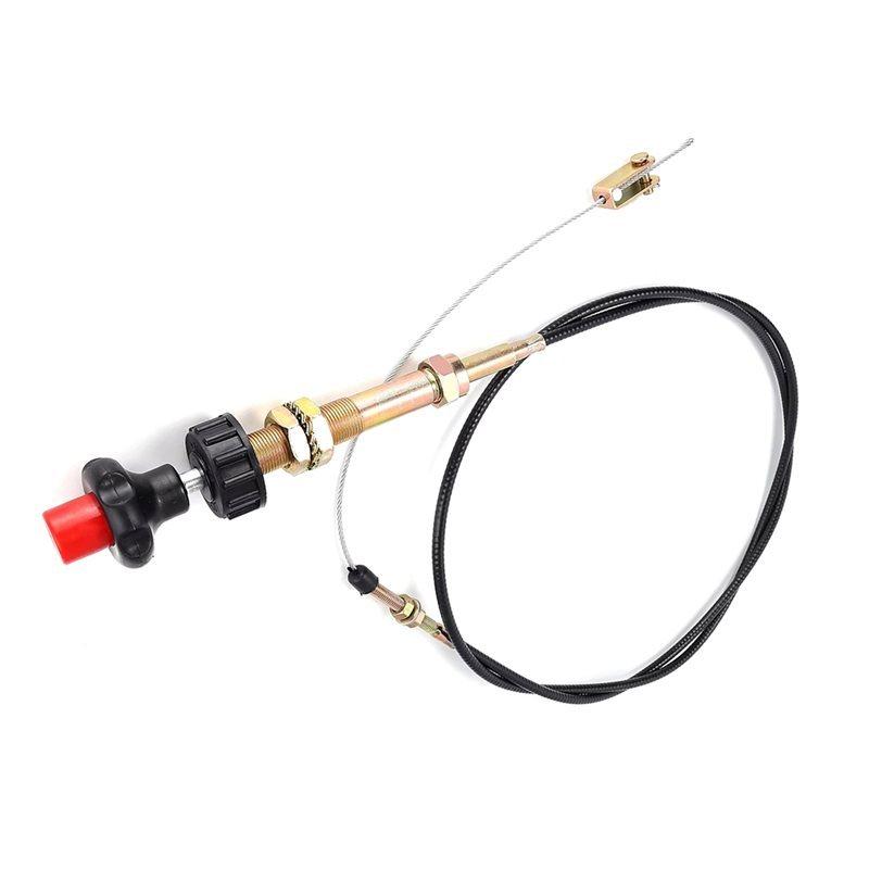 TZ01602-1 31 VCGTX10-10FT Heavy Duty Vernier Adjustable Lock Cable Throttle Cable Truck Accessories