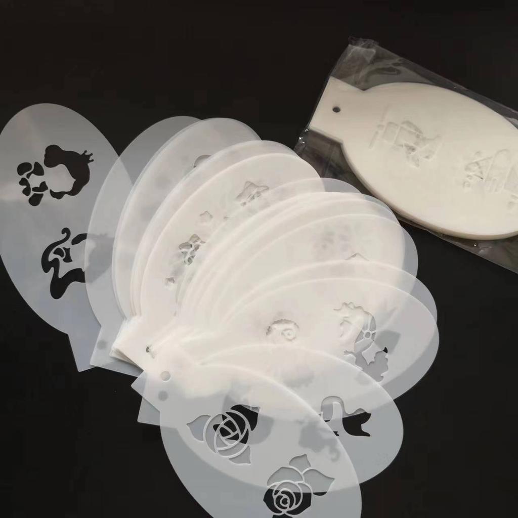 New Face Painting Stencils Templates Professional Body Art Dolphin Deer Butterfly Plastic Makeup Tools
