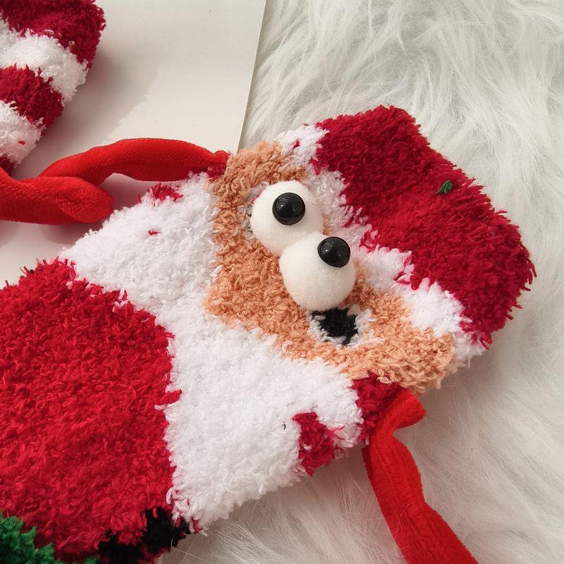 Christmas Holding Hands Socks Funny Magnetic Suction 3D Doll Couple Socks Unisex Couple Socks Winter Christmas Supplies Gift