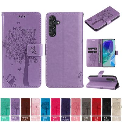 Flip PU Leather Phone Case For Samsung Galaxy M56 M55 M35 M15 M54 M53 M33 M23 Wallet Phone Cover Book Coque Card Slot Housing