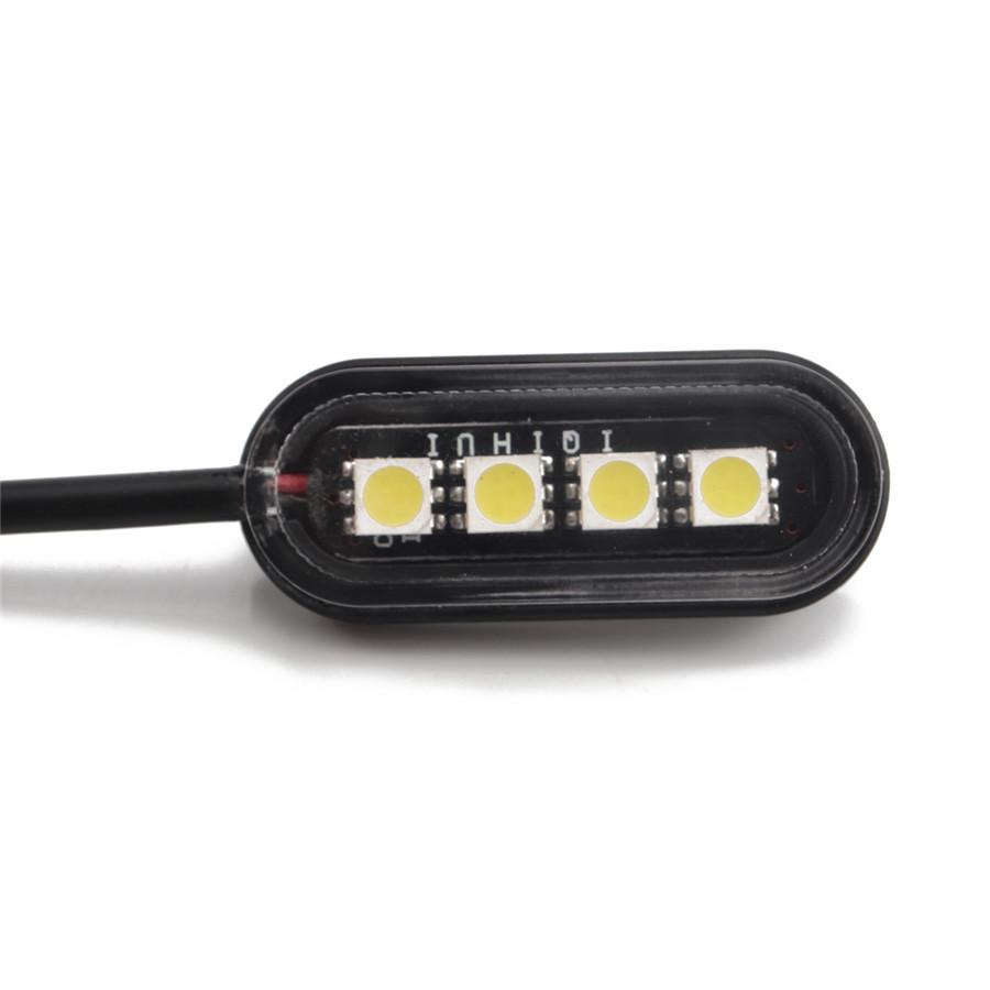 10Pcs Modified White LED Light Refit Kit Atmosphere Lamp For Motorcycle ATV 12V