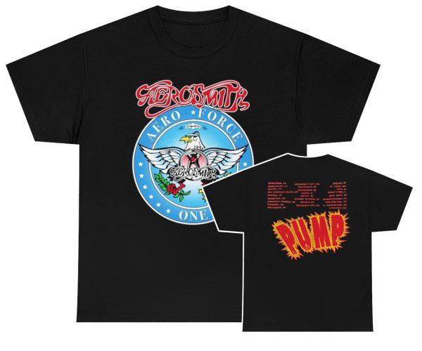 26 Aerosmith Custom Aero Force One Pump Tour Shirt Unisex T-Shirt XXXXL