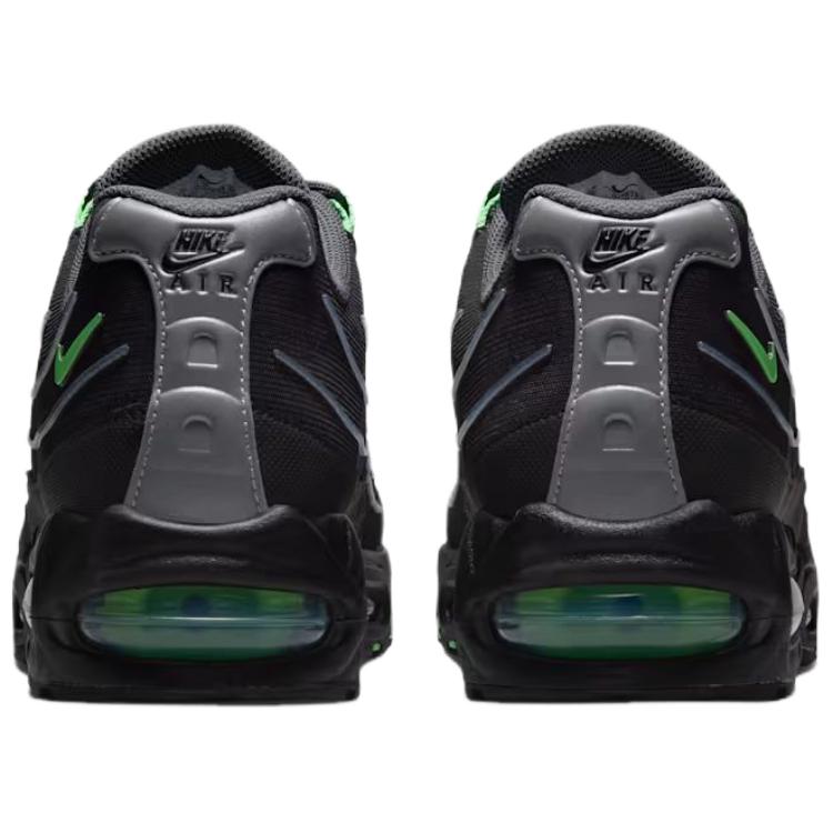 Nike Air Max 95 Big Bubble Tech Scarpe da Corsa Comode Sneakers Unisex Nero Grigio Verde IH7853-004