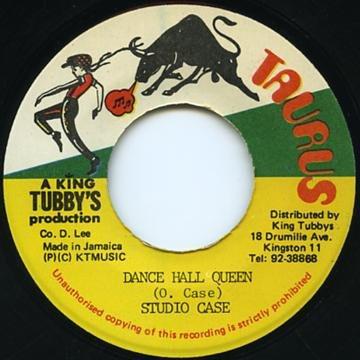 

7-дюймовая пластинка ORVILLE BAGGA CASE - Dance Hall Queen NONE Taurus 1988 Ямайка Регги, Ска и Даб Б/У