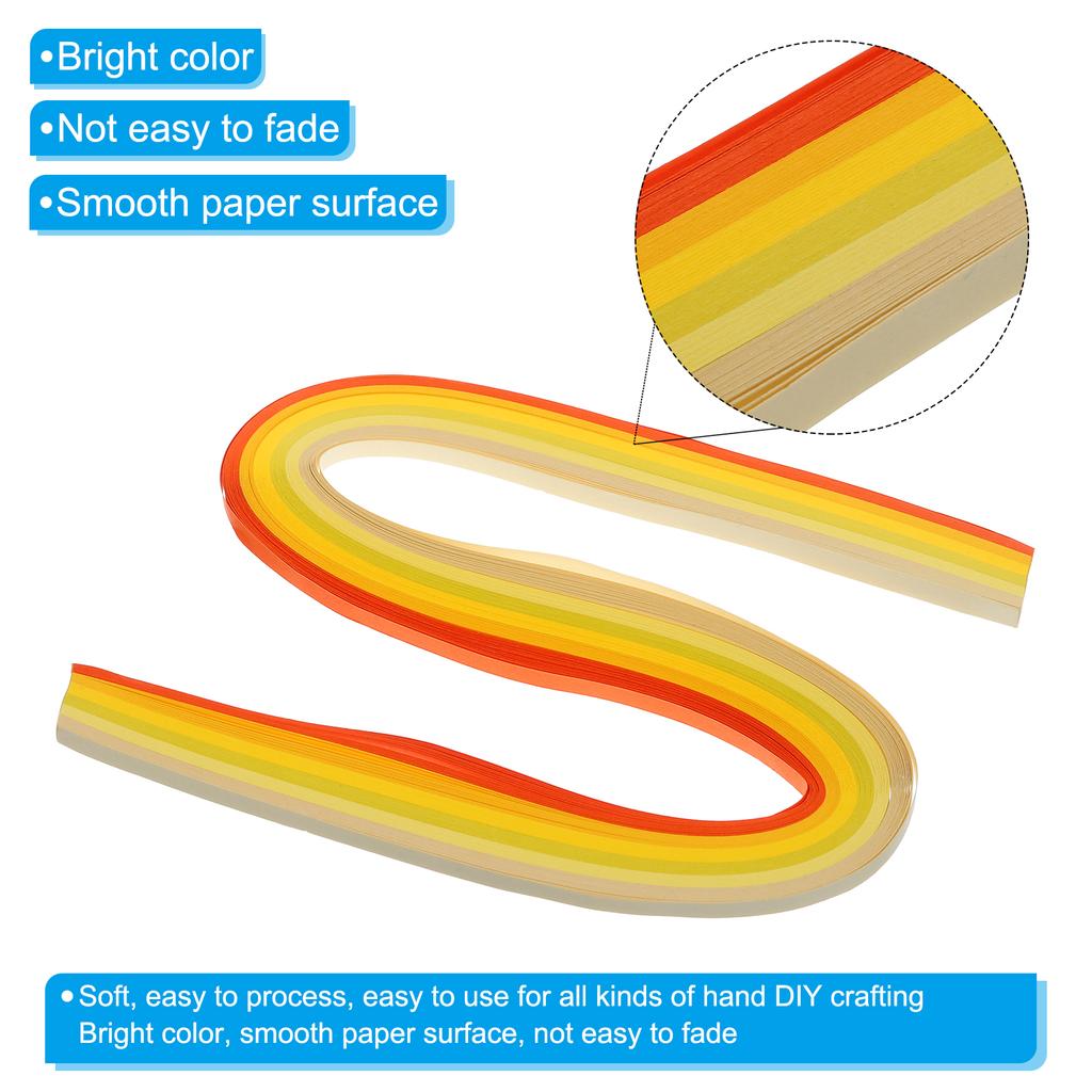 600/840pcs Quilling Strips Paper 5mm 0.2" Origami Paper Quilling Strip Mixed Color for Art DIY Hand Craft Christmas Tools
