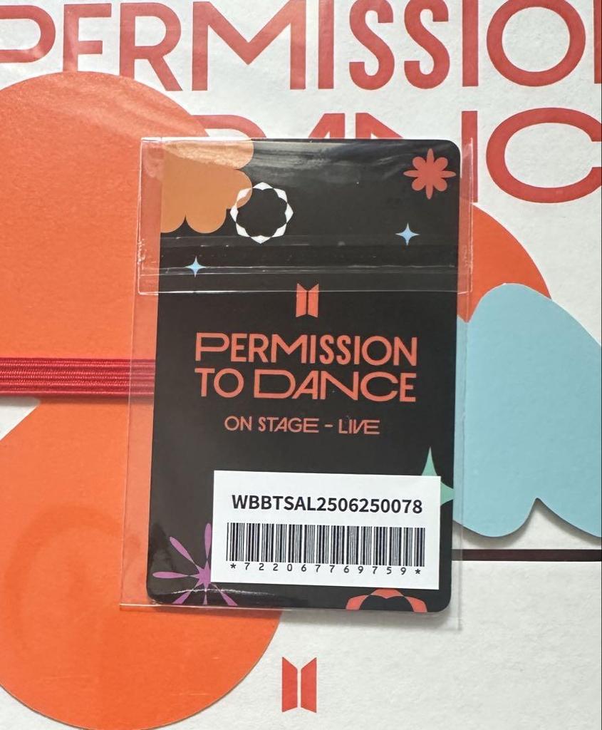 [USED] BTS PTD-LIVE Weverse JAPAN Japan Exclusive Bonus Jin Trading Card