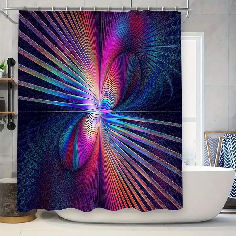 

Beach Shower Curtain Palm Trees Ocean Blue Print Polyester Fabric Waterproof Bathtub Cover For Bathroom Decorations W60H190(CM)-1 Pcs