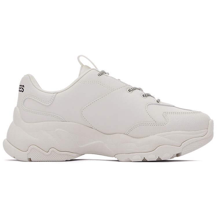 MLB Big Ball Chunky Occhio Nudo 3D Classico Aggiornato Stampa Retrò Rialzanti Scarpe da Ginnastica Basse da Papà Unisex Sneaker Avorio 3ASHC104N-50IVS