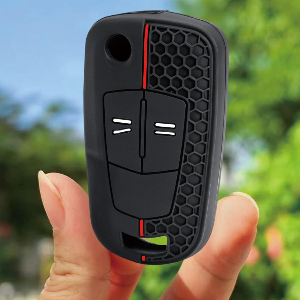 Silicone Car Remote Key Case Cover Shell Fob for Opel Vauxhall Astra H Corsa D Vectra C Zafira Astra Vectra Signum 2/3 BNT