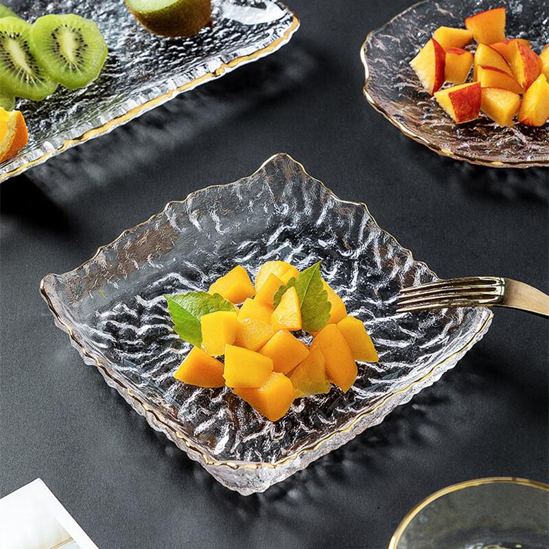Transparent Glass Serving Platter