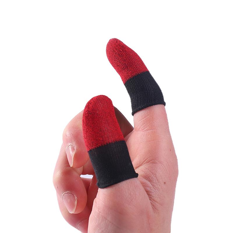 2 Stück Anti-Rutsch-Fingerlinge Atmungsaktiv Silberfaser Anti-Rutsch Spiel Leitfähig Unterhaltungselektronik Must Have Spiel Fingerlinge