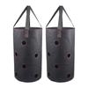 2Pcs Hanging Grow Bags for Strawberries Tomatoes Hanging Planting Grow Bag 11 Planting Holes Garden Strawberry Planter Pot