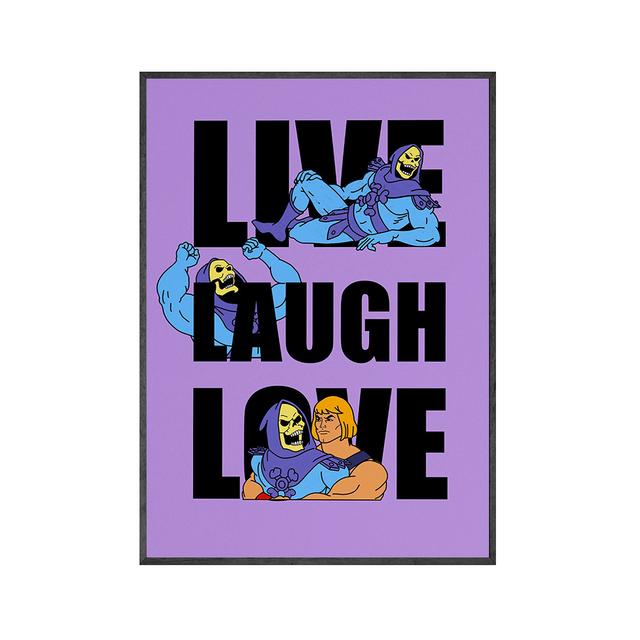 

Картина на холсте, принты, забавный скелетон, настенное искусство, Live Laugh Love, He-man, постеры, украшение для дома, скандинавская модульная картина для гостиной 30x40cm No Framed бордовый