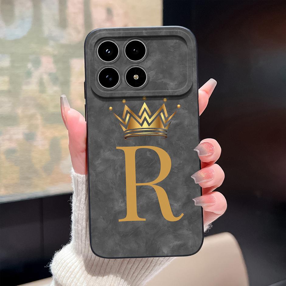For Xiaomi Poco F8 Pro Ultra Phone Cases Cute Panda 26 Letters Shockproof Soft Liquid Silicone Cover For PocoF8Pro F8Ultra Fanda