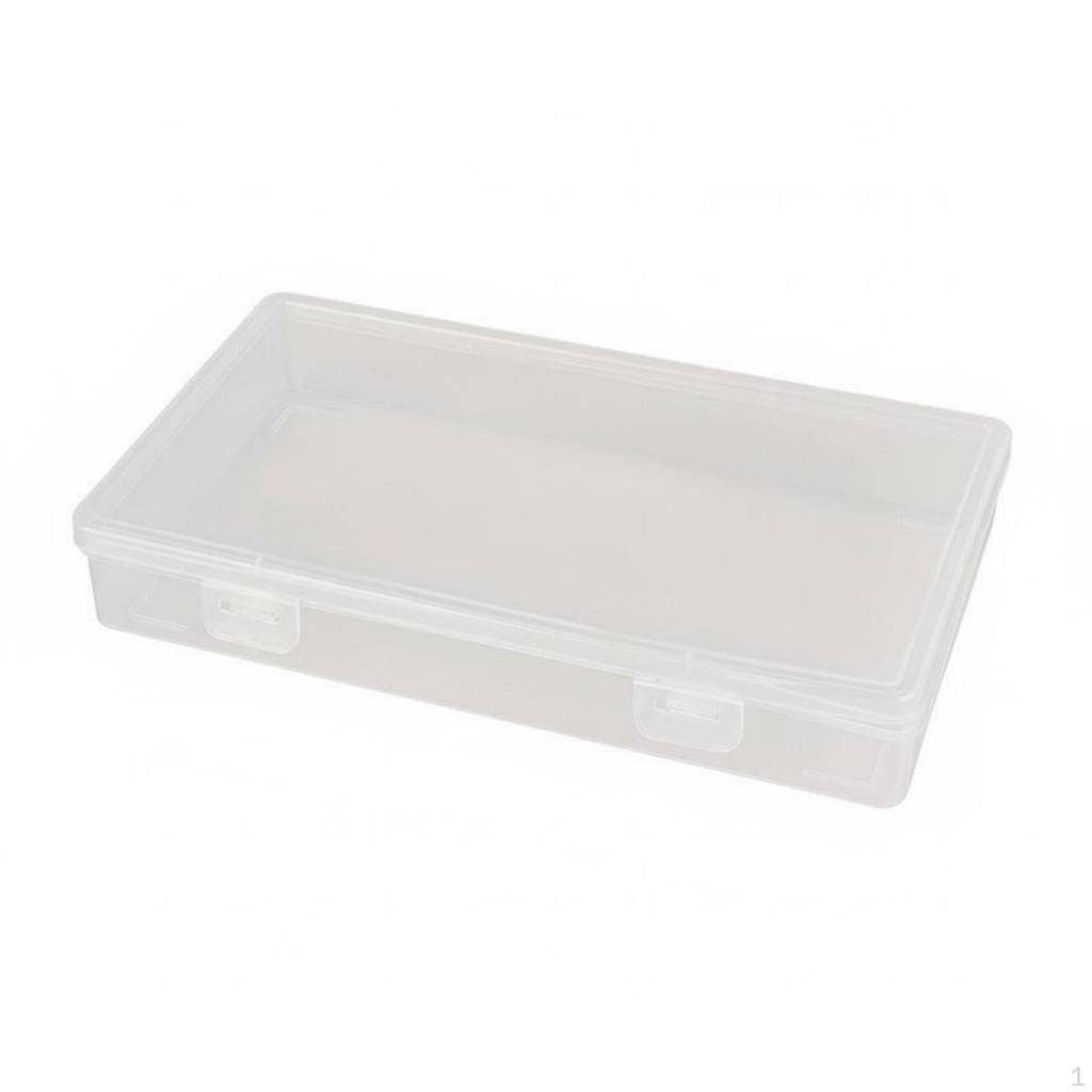 Clear Organizer Box PP Material Multipurpose for DIY Enthusiasts, Craft Room,
