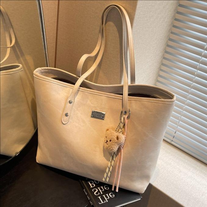 Large Capacity Commuter Tote Bag New Versatile Fashion Shoulder Underarm Bag Handbag