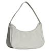 Women Shoulder Bag with Zipper Closure Solid Color Tote Handbag Large Capacity Clutch Bag Fashion Accessories