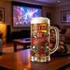 Guns and Flowers 40th Anniversary Collector's Edition Embossed Beer Tie Cup, Rock Peripheral Collection Ornament