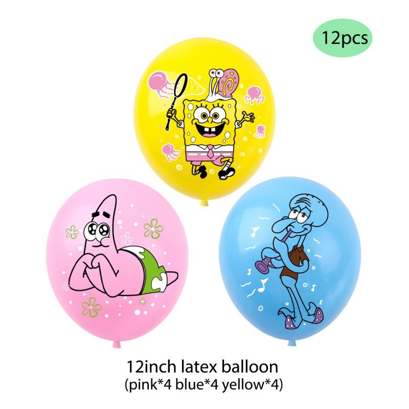 Spongebob Birthday Party Supplies Ocean Theme Decoration Set