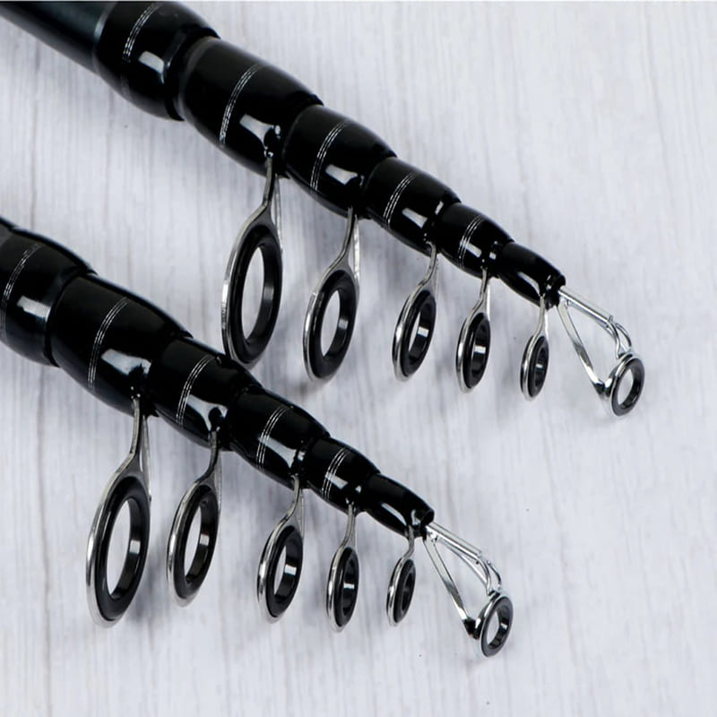 Carbon Telescopic Lure Rod Wholesale Straight Handle Lure Rod Fishing Rod Ultra-light Hard Fishing Rod Short Section Portable Telescopic Sea Rod