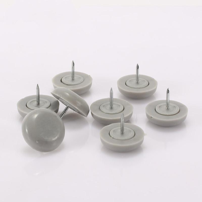 10pcs PVC Plastic Furniture Feet Nails Protector Ground Chair Leg Floor Nail Soft Rubber Anti-skid Sofa Table Bottom Pad