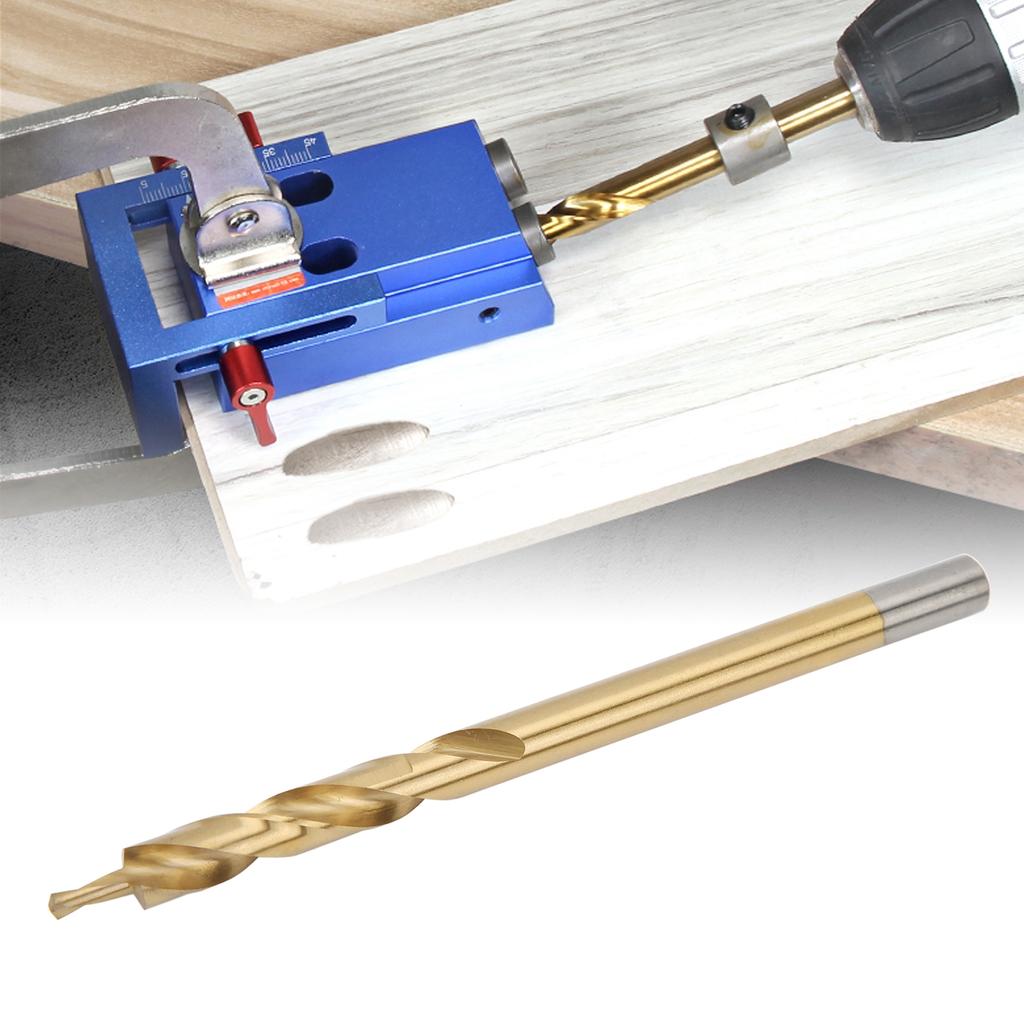 Oblique Hole Twist Drill Bit Woodworking Punching Positioner Tools for Hardwood 9.5mm
