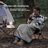 Sleeping Bag Outdoor Camping Four Seasons Universal Cold Resistant Warm Cotton Comfortable Sleeping Bag (190+30)*75cm