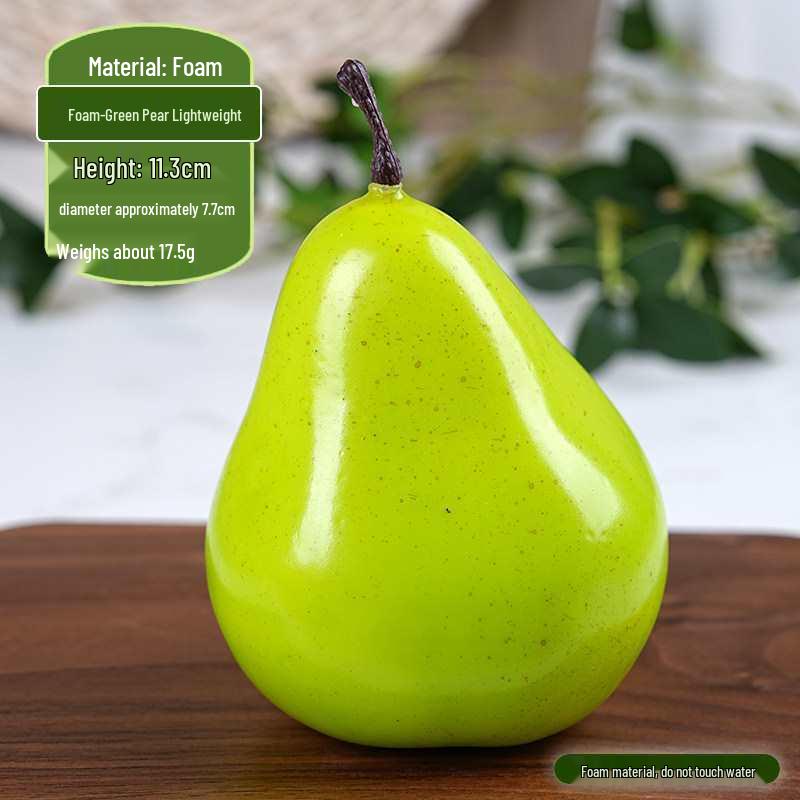 Foam Fruit Model Set: Educational Toy & Display with Plastic Apples, Bananas, Grapes for Kids