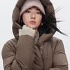 ONLY Women's Long Hooded Duck Down Puffer Coat